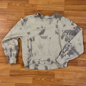 Lululemon Tie Dye Cropped Sweatshirt